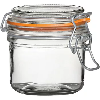 《Utopia》扣式玻璃密封罐(橘200ml) | 保鮮罐 咖啡罐 收納罐 零食罐 儲物罐