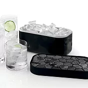 《LEKUE》附蓋蜂巢製冰盒(黑) | 冰塊盒 冰塊模 冰模 冰格