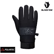 【BLACKYAK】ALPINE POLARTEC保暖手套 M 黑色