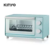 【KINYO】8L馬卡龍多功能烤箱 EO-456 雲朵藍