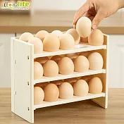[Conalife] 新升級折疊三層翻轉雞蛋盒 (1入)