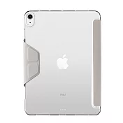 JTL / JTLEGEND iPad 10th 10.9吋 Ness相機快取多角度折疊防潑水布紋皮套 奶茶灰