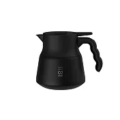【HARIO】V60 VHSN系列雙層真空不鏽鋼保溫咖啡壺PLUS 02 600ml(2~5杯) 黑色VHSN-60-B