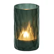 《Philippi》波紋手工玻璃燭台(墨綠) | 蠟燭臺 燭座