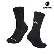 【BLACKYAK】ALPINE吸排透氣中筒襪 24 黑色