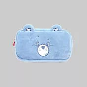 Care Bears 彩虹熊 長方形 筆袋 化妝包 旅行包 收納包 藍色