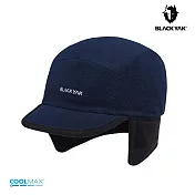 【BLACKYAK】雙面遮耳保暖棒球帽 M 海軍藍-58