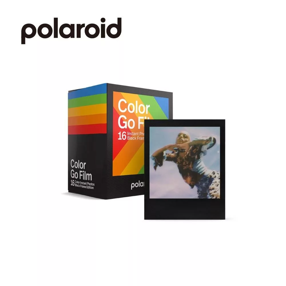 Polaroid Go彩色黑框雙包裝相紙 2盒4入裝 (DGF2)