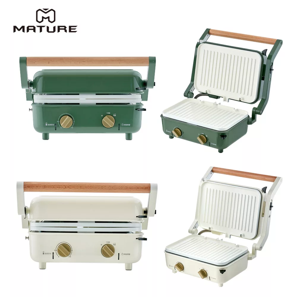 MATURE美萃 夾心陶瓷爐-兩色可選 CY-1624 深茉綠