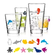 《tescoma》杯子標記12件(海洋朋友) | 杯子裝飾 杯夾