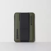 Skinarma日本潮牌 Kado磁吸卡夾支架 綠黑