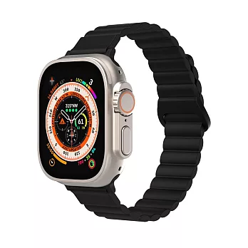 JTLEGEND Apple Watch 38/40/41/42/44/45/49mm Lithe 磁吸錶帶 黑(42/44/45/49mm)
