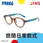 JINS 哆啦A夢款式眼鏡第2彈 悠閒日常款(MRF-23S-001) 木紋棕