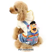 【PET PARADISE】寵物衣服-玩具總動員吊帶褲 條紋藍白 SS