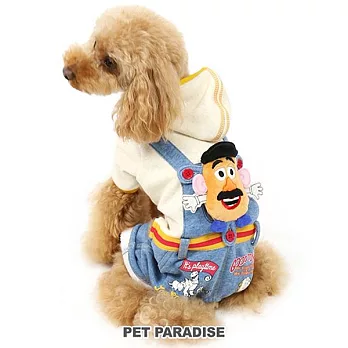 【PET PARADISE】寵物衣服-玩具總動員吊帶褲 條紋藍白 SS