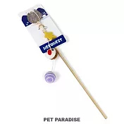 【PET PARADISE】寵物玩具-逗貓棒 小雞毛球