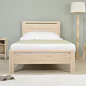《Homelike》海琳床架組-單人3.5尺 單人床架 實木床架