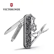 VICTORINOX瑞士維氏 Classic 閃耀系列五用瑞士刀(58mm)-水晶刀殼