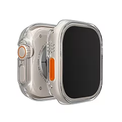Skinarma 日本潮牌 Apple Watch Ultra 49mm Gado 透亮防刮抗指紋保護殼 透明