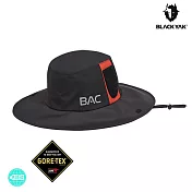 【BLACKYAK】BAC CHALLENGER GTX防水圓盤帽 S 黑色-56cm