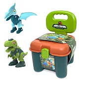 【Party World】恐龍組裝玩具收納椅-暴龍、翼龍