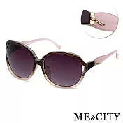 ME&CITY 義式甜美別緻太陽眼鏡 時尚大框墨鏡 抗UV400 (ME 1210 D99)