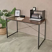【H&R安室家】簡約風120cm大書桌/工作桌TBF39 黑色