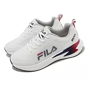 Fila 慢跑鞋 Cruise 男鞋 白 藍紅 路跑 基本款 舒適 支撐 路跑 運動鞋 1J309X123