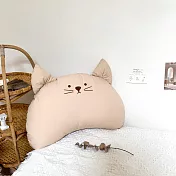 [韓國Hello HiZoo] 手工製動物造型純棉柔感兒童枕/防蟎枕/透氣枕/健康枕 Hi cat