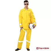 【達新牌】安全反光套裝雨衣(S~3XL) 2XL 黃色