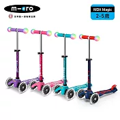 【Micro】兒童滑板車Mini Deluxe Magic LED發光輪(2-5歲) - 多款可選 紫色