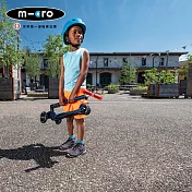 【Micro】兒童滑板車 Maxi DX Foldable LED 發光輪 折疊款 - 多款可選 海軍藍