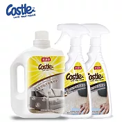【Castle家適多】專業地毯沙發清潔劑2000ML+500MLX2瓶