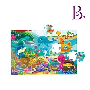 美國B.Toys感統玩具 滿地拼圖-淺海寶藏