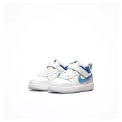NIKE COURT BOROUGH LOW 2 SE (TDV)嬰幼 鞋-白藍-DQ5981100 12 白色