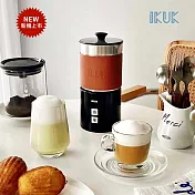 【IKUK 艾可】分離式電動奶泡機840ml(磁吸式電動奶泡器)-咖啡棕 咖啡棕
