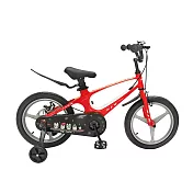 寶貝樂嚴選 16吋超輕量鎂合金腳踏車(後碟煞/打氣胎自行車) 紅