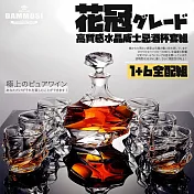 【ICE KING】北歐質感水晶威士忌酒杯禮盒套組 (烈酒杯禮盒 濃酒杯)