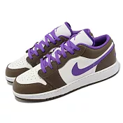 Nike Air Jordan 1 Low GS 大童鞋 女鞋 棕 紫 AJ1 Palomino 553560-215