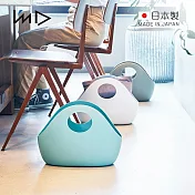 【日本岩谷Iwatani】ENOTS 日製軟質PE手提收納籃-5L- 藍