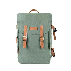 Prowell 電腦包 筆電包 輕旅行後背包 旅行包 15.6筆電後背包 (WIN─53444) 軍綠色