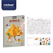 《MiDeer》-- 世界塗色畫紙-非洲 ☆