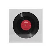 [HeadphoneDog] 黑膠唱片透明藝術框擺飾立體畫 紅