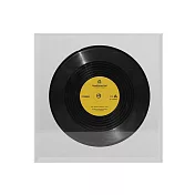 [HeadphoneDog] 黑膠唱片透明藝術框擺飾立體畫 黃