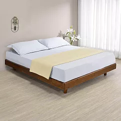 《Homelike》雪夢漂浮床底─雙人5尺(胡桃色) 實木床 雙人床 5尺床