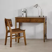 《Homelike》喬西實木書桌椅組(二色) 辦公桌 工作桌 電腦桌 實木桌椅 胡桃色