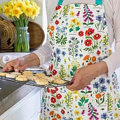 《Rex LONDON》平口單袋圍裙(花卉圖鑑) | 廚房圍裙 料理圍裙 烘焙圍裙