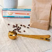 《Rex LONDON》可夾式咖啡豆勺(金15g) | 豆杓 豆匙 粉杓 粉匙