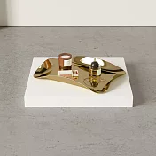《Umbra》Wave小物飾品收納盤(鏡銅) | 小物收納盒 首飾收納盤 玄關收納盤 鑰匙盤
