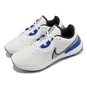 Nike 高爾夫球鞋 Infinity Pro 2 男女鞋 白 藍 灰 寬楦 緩震 高球 運動鞋 DM8449-104 24cm WHITE/BLACK